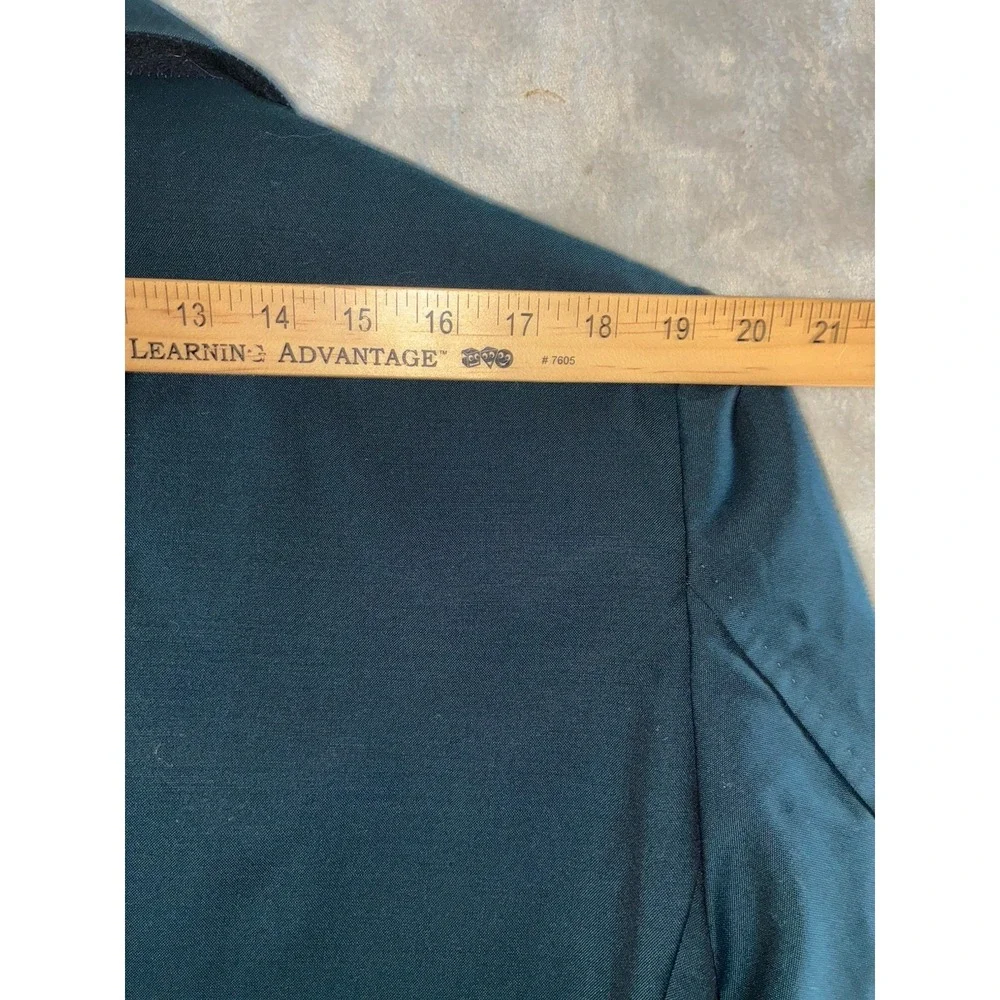 Gucci Uniform‎ Suit Men's 44 Green Wool Mohair Double Breasted *altered, flaw